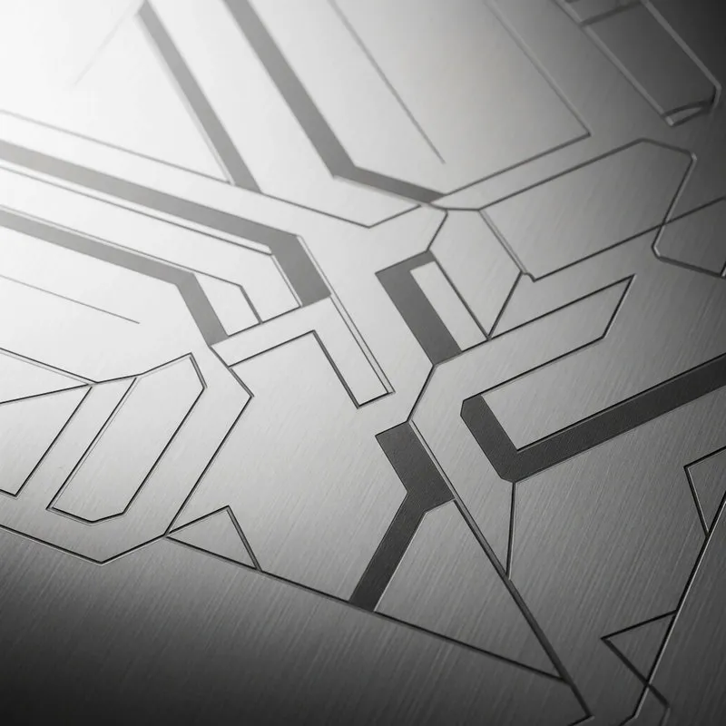 Gravação a laser em metal